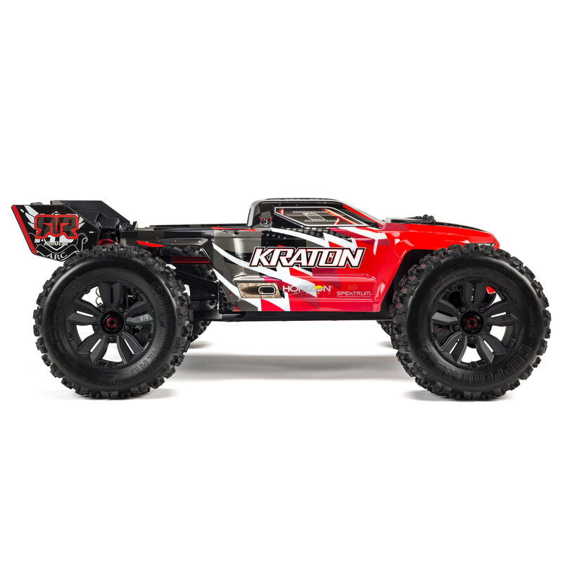 1/8 KRATON 6S V5 4WD BLX Speed Monster Truck with Spektrum Firma RTR, Red - ARA8608V5T1
