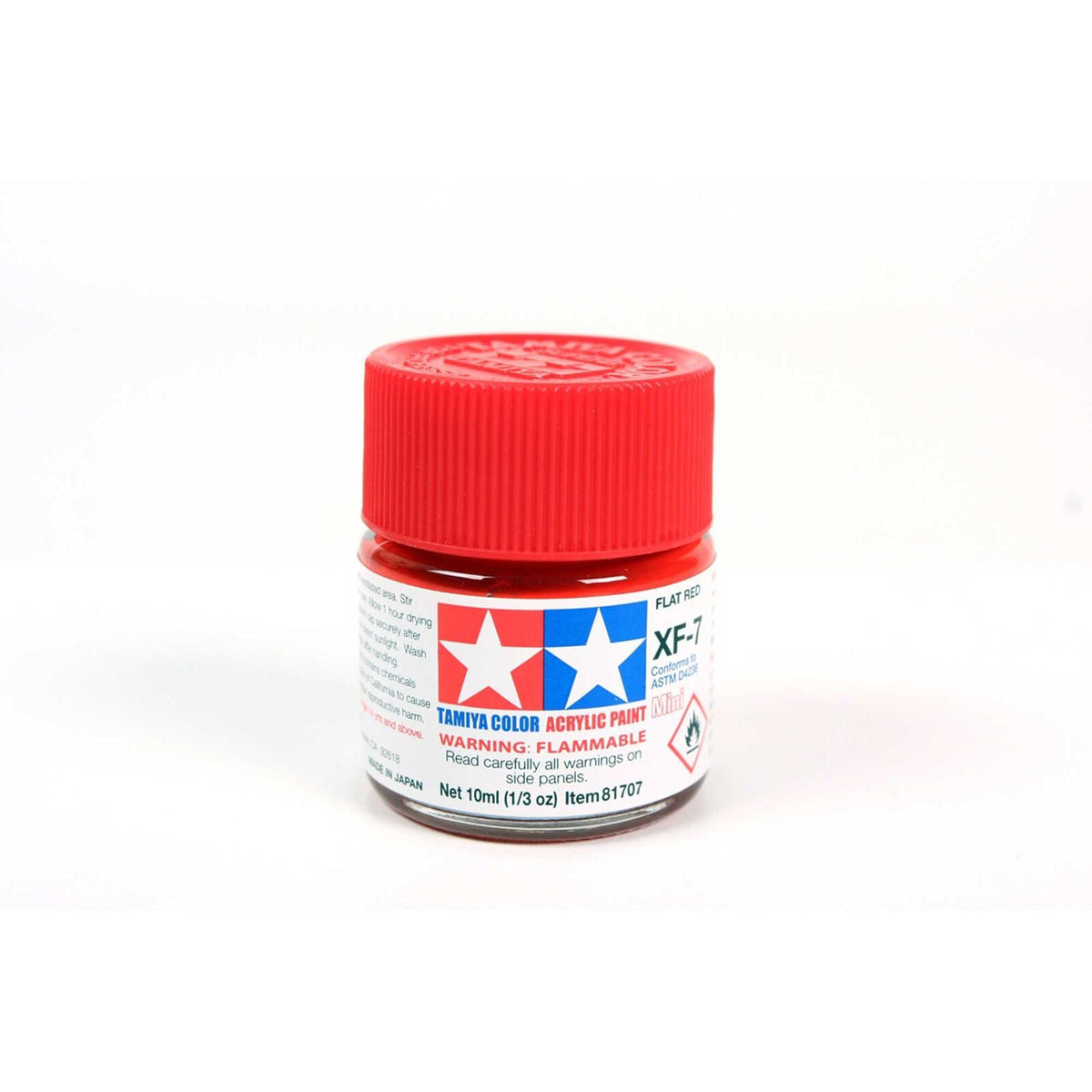 Acrylic Mini XF7, Flat Red - TAM81707