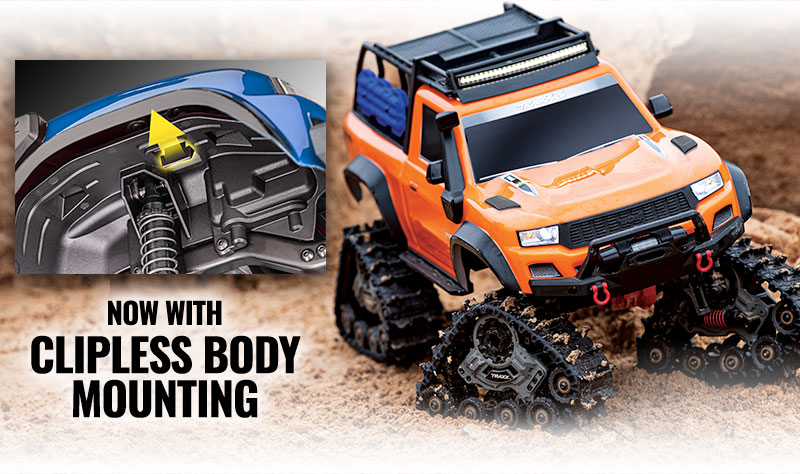 Traxxas TRX-4 Equipped with Traxx Clipless RTR Rock Crawler - 82234-4