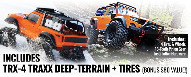 Traxxas TRX-4 Equipped with Traxx Clipless RTR Rock Crawler - 82234-4