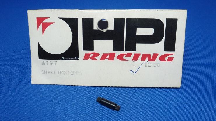 HPI - A197 - Shaft 4x16mm. For RS4