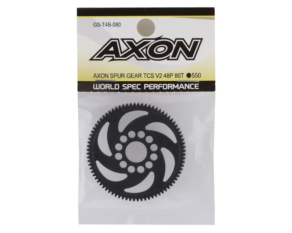 Axon TCS V2 48P Spur Gear (80T) - AXOGS-T4B-080