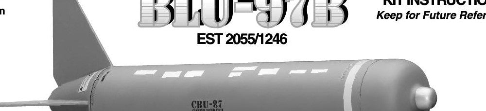 Estes BLU-97B Cluster Bomb Rocket Kit - EST2055