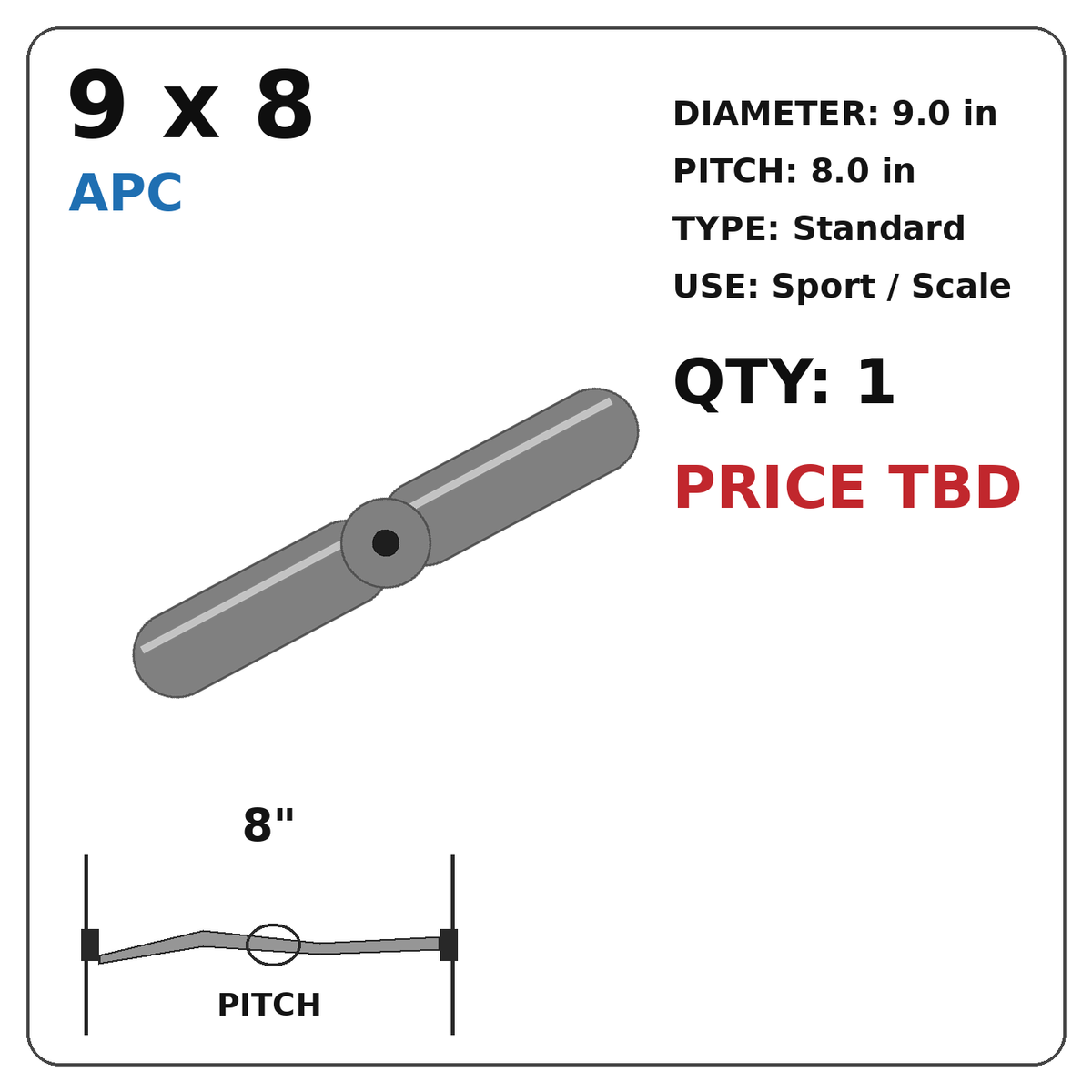 APC 9x8 Propeller