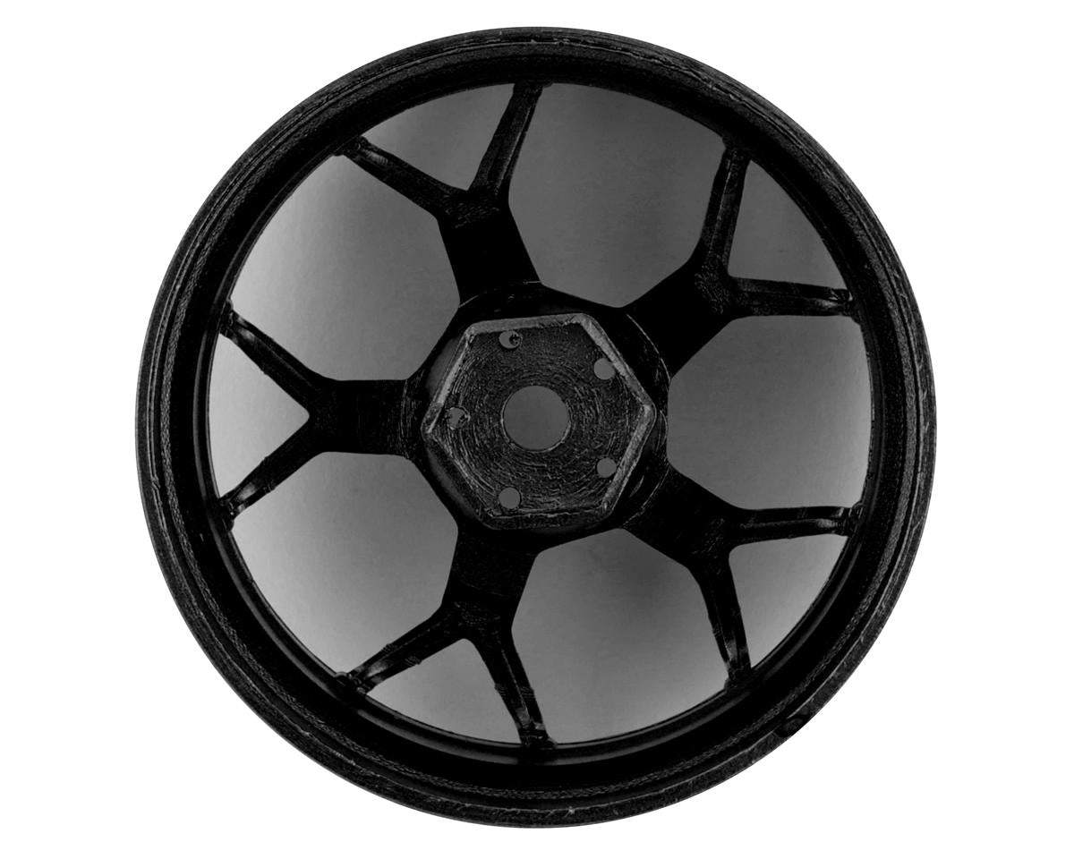 DS Racing Feathery Split Spoke Drift Rim (Gunmetal) (2) (6mm Offset) - DSC-DF-007