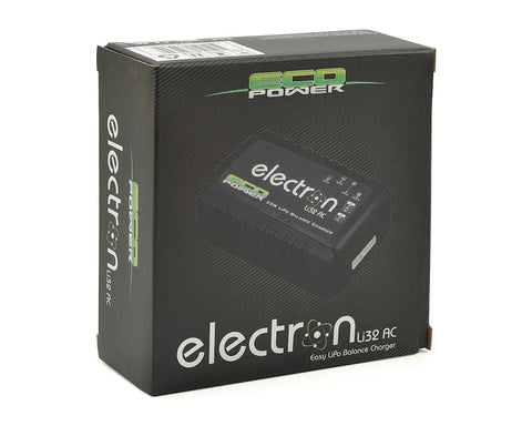 EcoPower "Electron Li32 AC" LiPo Balance Battery Charger (2-3S/2A/25W) - ECP-1004