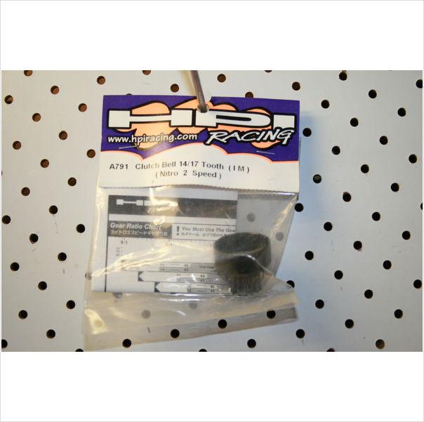 HPI RACING A791 CLUTCH BELL 14/17 TOOTH (1M) (NITRO 2 SPEED)