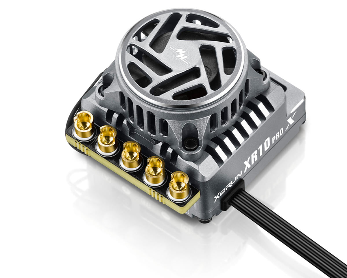 Hobbywing - Xerun XR10 Pro G3X Stock Spec 1/10 160A Sensored Brushless ESC (Titanium Grey)