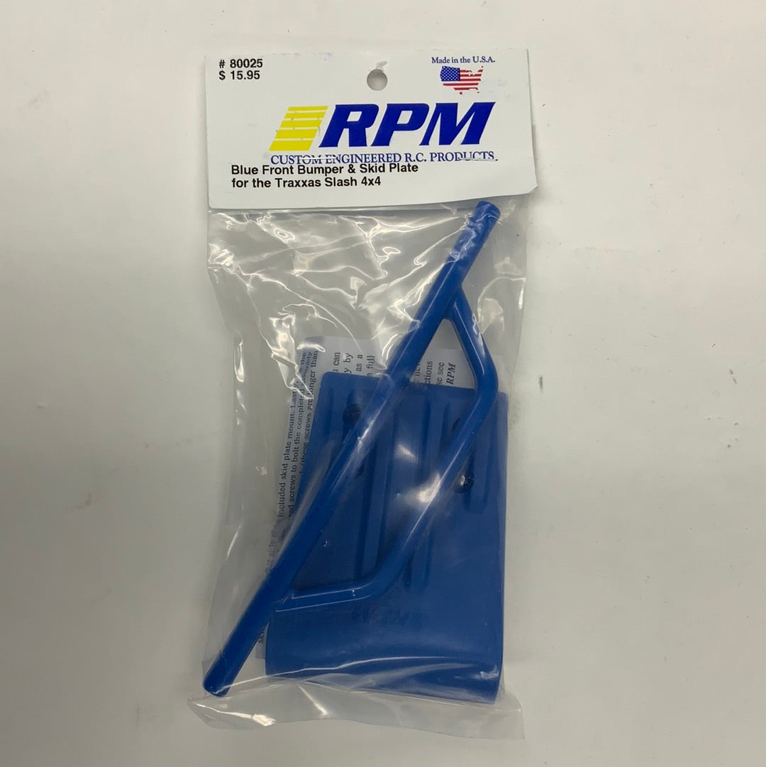 Rpm Blue Front Bumper & Skid Plate