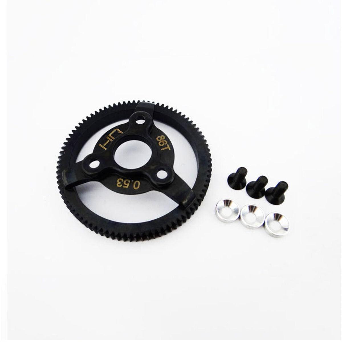 Hardened Steel 86T Spur Gear 48 Pitch Traxxas Bandit Rustler Slash Stampede - HRASTE886