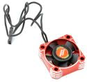 PHBPHF3030RED 30x30x10 Tornado High Speed Aluminum RC Cooling Fan 30MM-Red Full aluminum case, increasing the air flow being directed into the fan!