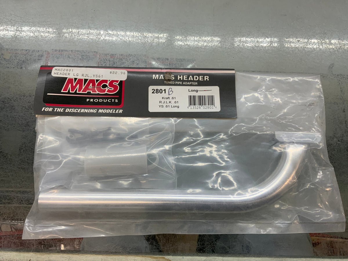 MACS 2801 B Fits Kraft 61 RJL LONG exhaust header