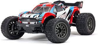 Aarma 1/10 VORTEKS 4WD 3S BLX Stadium Truck RTR, Red