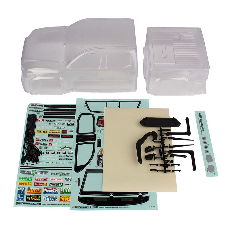 Team associated Clear Body Set: Knightrunner