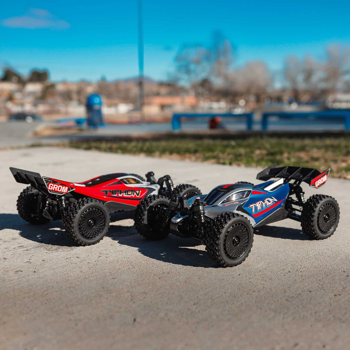 1/14 TYPHON GROM 4X4 RTR Brushed Buggy (Battery & Charger Included), Red/White