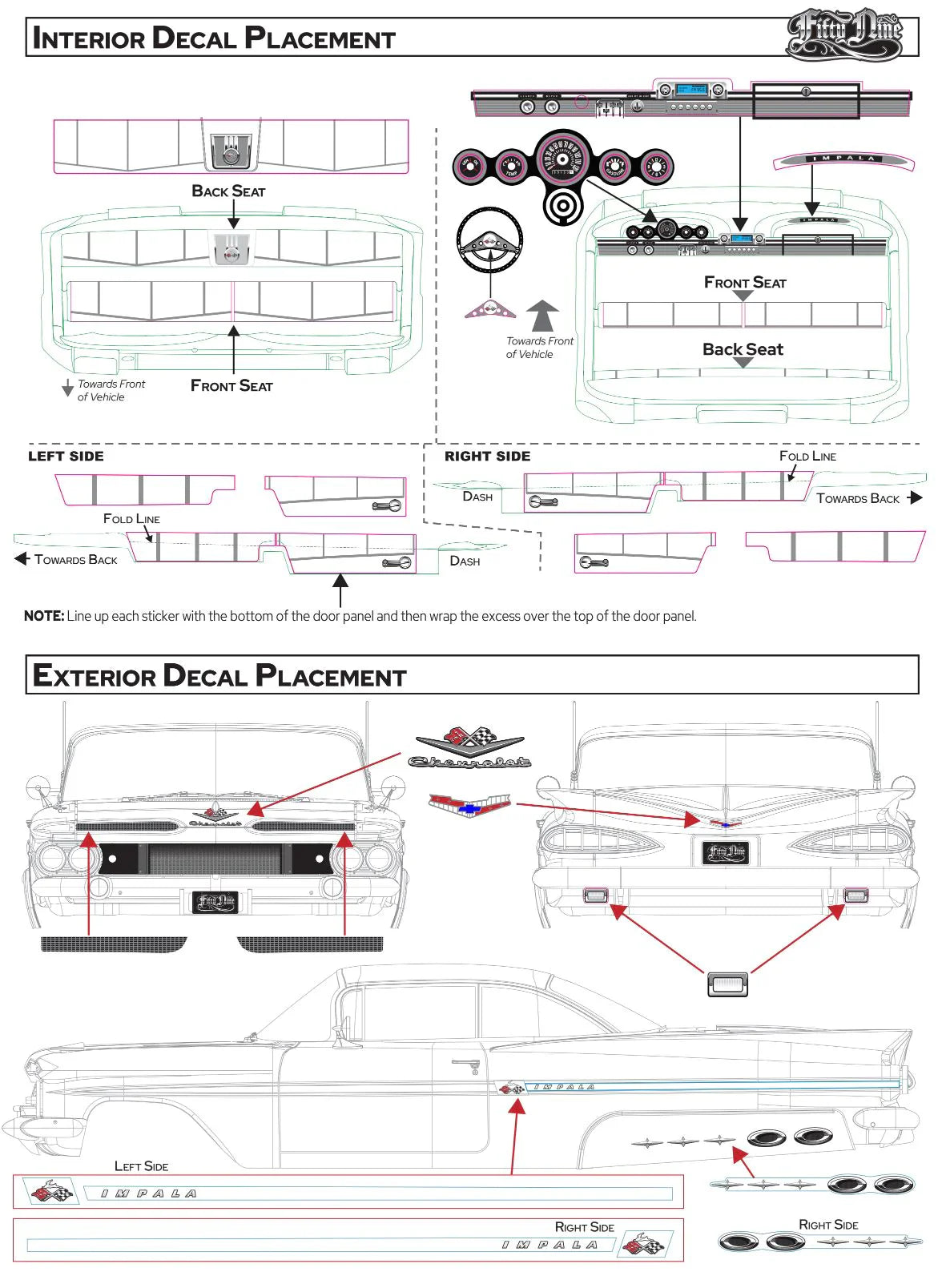 59' Impala Body Kit (Clear) (1pc) - RER15533