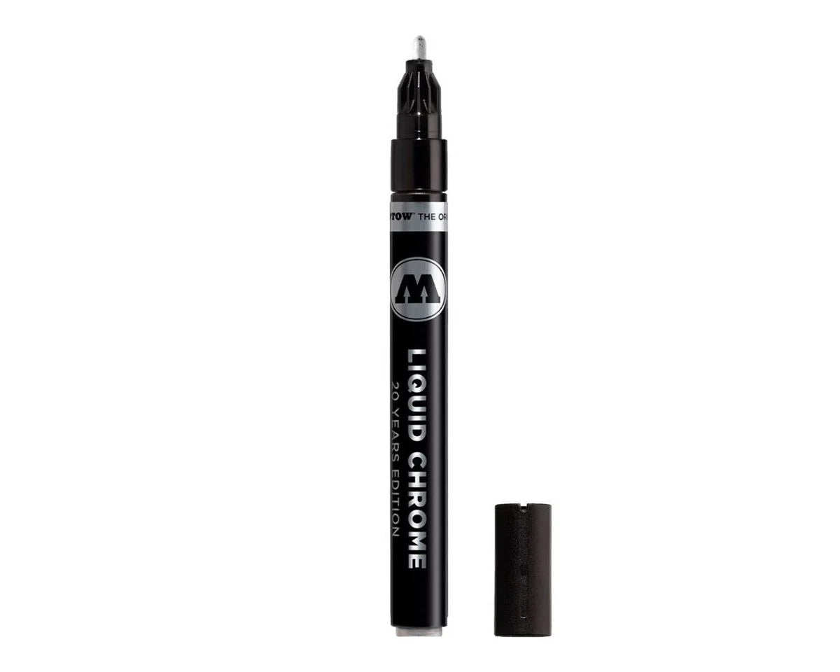 Molotow Liquid Chrome Paint Pen Marker w/2mm Tip - MLW102