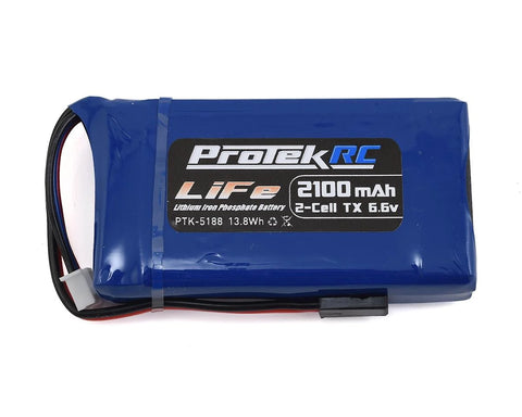 ProTek RC LiFe Futaba Transmitter Battery Pack (6.6V/2100mAh) (3PV/4PK/4PM/4PLS/4PX/4PV/7PX/7PXR/10PX/16SZ) - PTK-5188