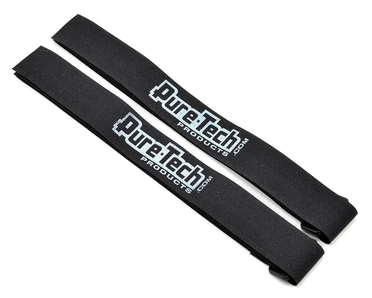 Pure-Tech 8" Xtreme Battery Strap LG (Black) (2) - PUR308-BK