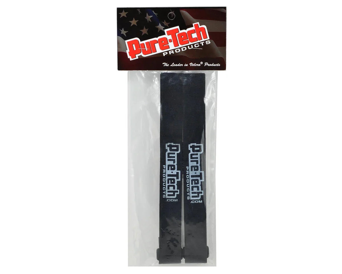 Pure-Tech 8" Xtreme Battery Strap LG (Black) (2) - PUR308-BK