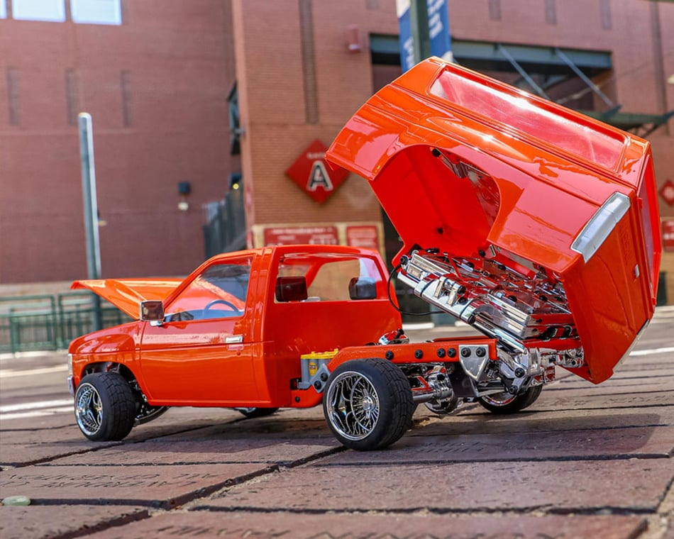 Redcat Bed Dancer RC Car - 1/10 Scale 1993 Nissan Hardbody Founders Edition Lowrider