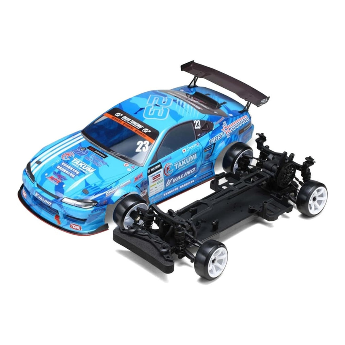Yokomo RD2.0 Rookie Drift 1/10 RWD Drift Car Kit (Clear) w/Mercury Sayaka Special S15 Body
