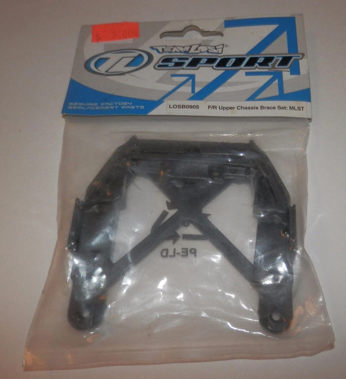 LOSB0905 F/R Upper Chassis Brace Set: MLST