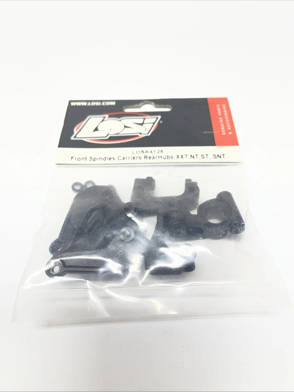 LOSA4125 Front Spindle, Carriers, Rear Hubs: XXT, NT, ST, SNT