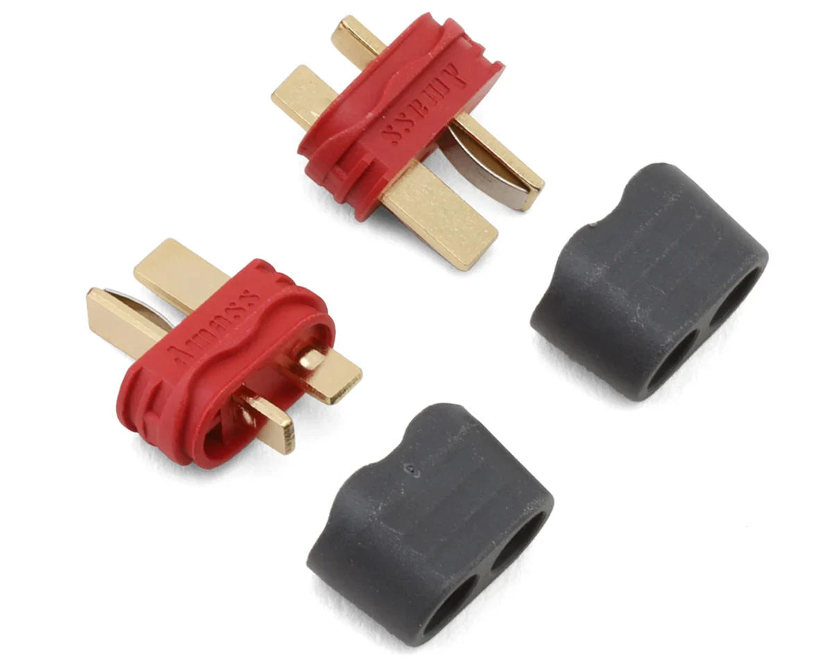 Samix T-Style Connectors Set w/Wire Cover (2 Male) - SAMCT-002M