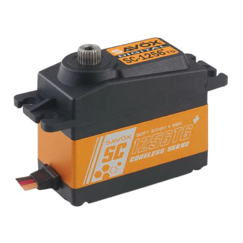 Savox - Standard Size Coreless Digital Servo with Soft Start, 0.15sec / 277oz @ 6v - SAVSC1256TGP