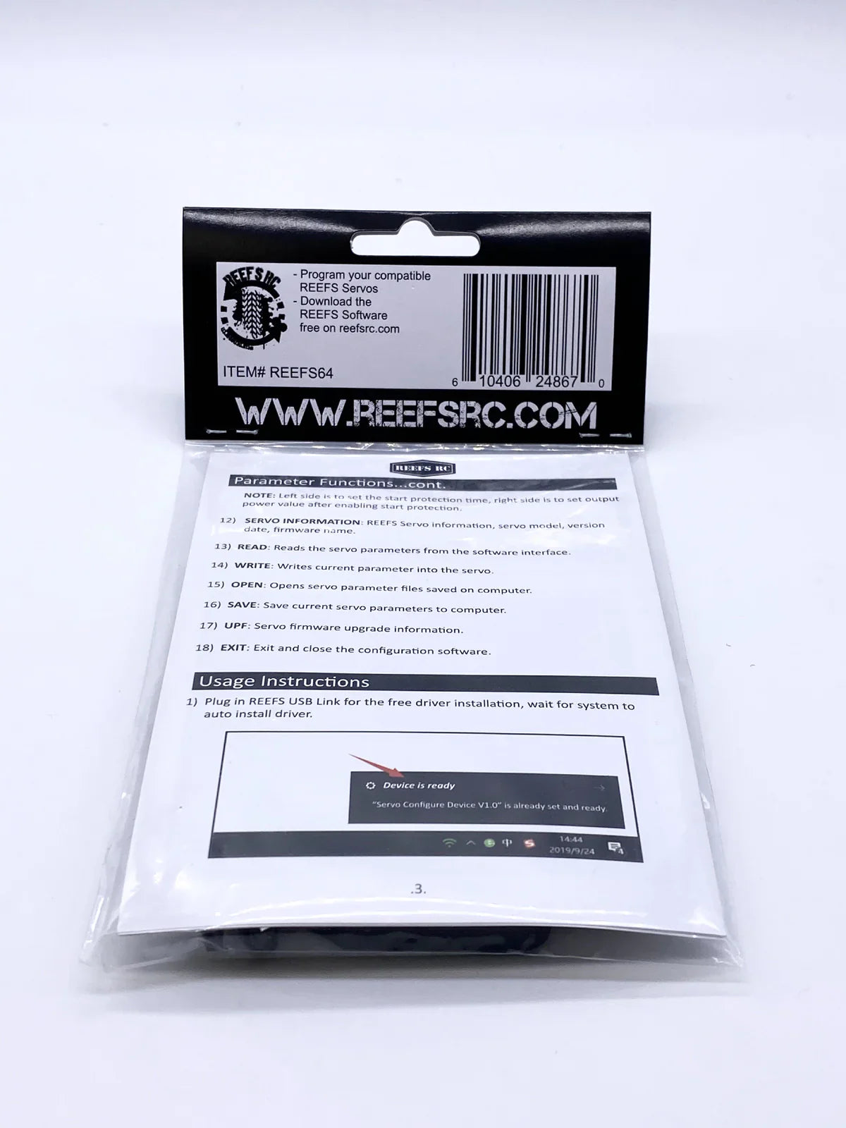 Reef's RC - USB Link - Servo Programmer - SEHREEFS64