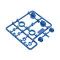 AX31301 10mm Shock Caps Parts Tree Blue