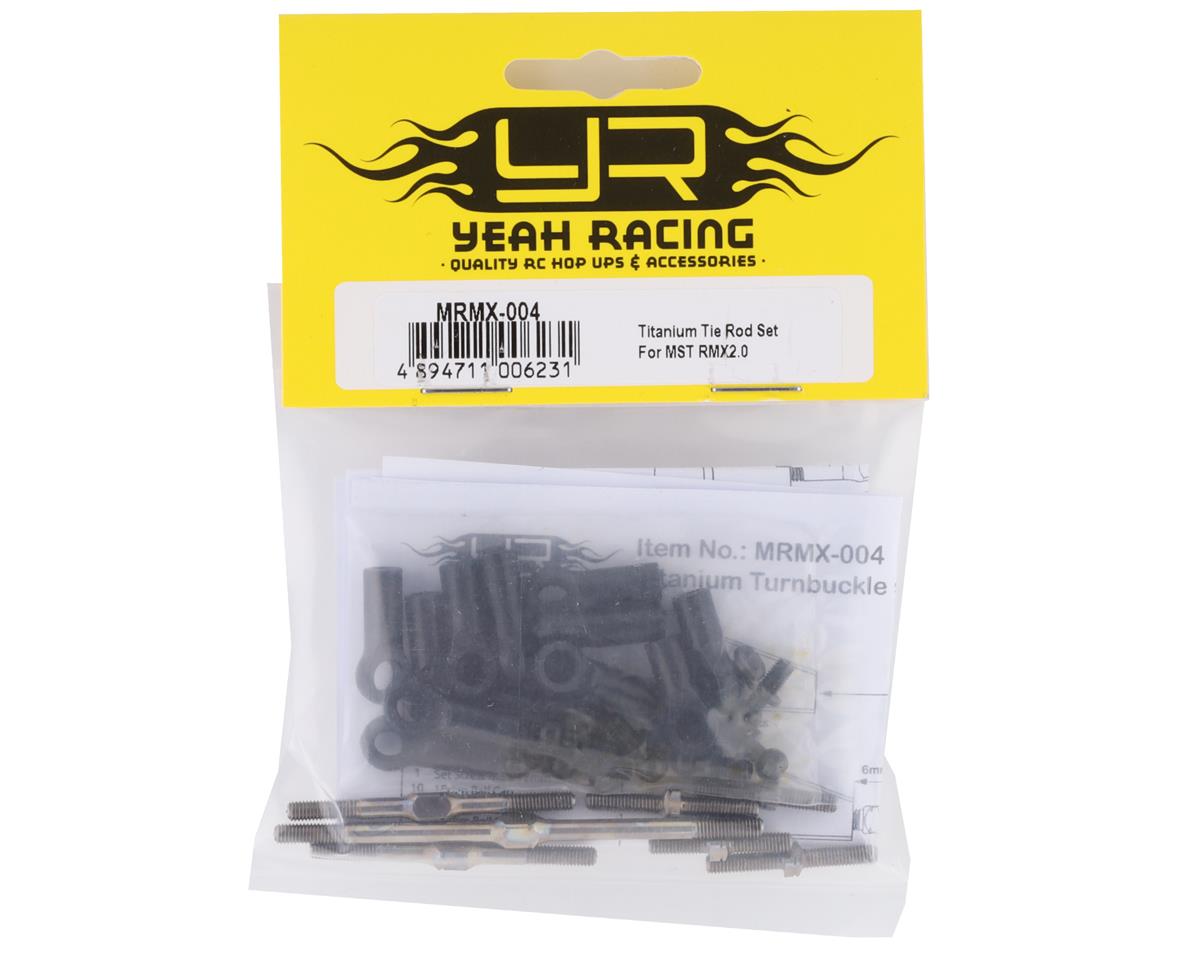 Yeah Racing RMX 2.0 Titanium Tie Rod Set - YEA-MRMX-004