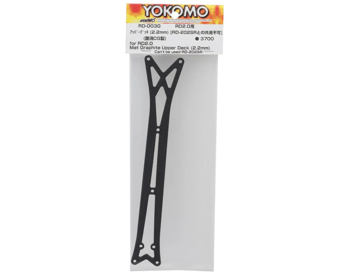 Yokomo RD2.0 Graphite Upper Deck (2.2mm)