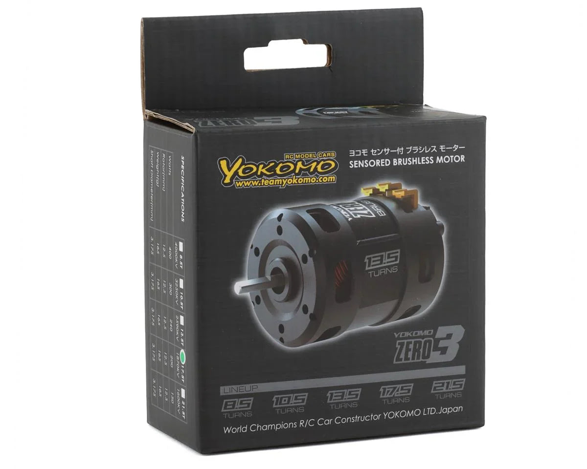 Yokomo ZERO 3 Sensored Brushless Motor (17.5T) - YOKYM-3BL175A