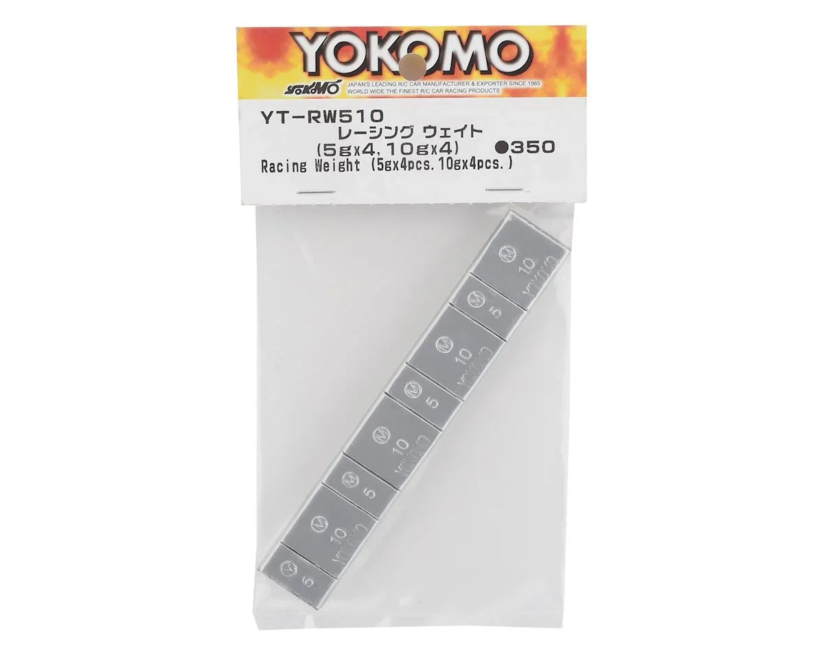 Yokomo Self Stick Chassis Weight Set (4x 5g & 4x 10g) - YOKYT-RW510A