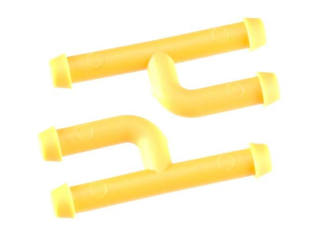 Dubro In-Line Fuel Connector w/Plug Yellow (2)