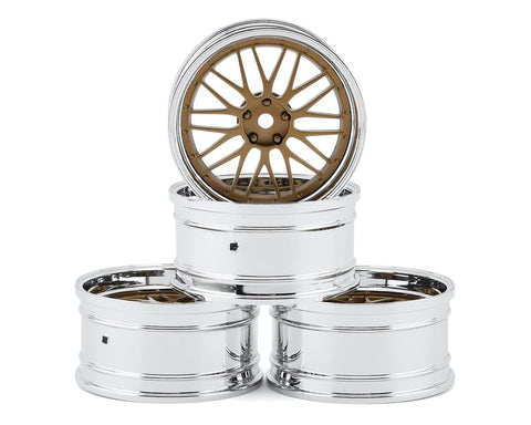 MST S-GD LM 21 Wheel Set (Gold) (4) (Offset Changeable) w/12mm Hex - MXS-832101GD