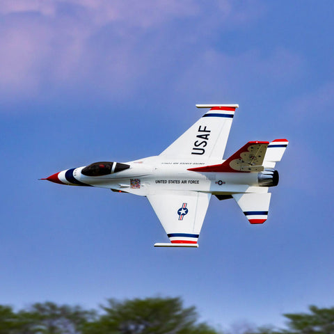 F-16 Thunderbirds 80mm EDF BNF Basic with AS3X and SAFE Select  - EFL87950