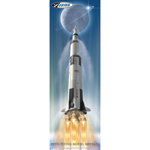 Saturn V 1/200 Scale ARF with stand - EST2160