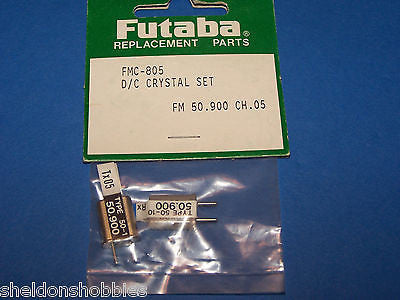 FUTABA D/C CRYSTAL SET (FM 50.900) TX/RX CHANNEL 05 #FMC-805
