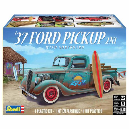 1/25 37 Ford Pickup 2 n 1 with Surfboard - RMX854516