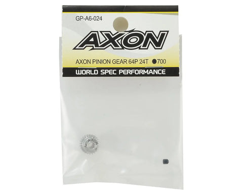Axon 64P Aluminum Pinion Gear (24T) - AXOGP-A6-024