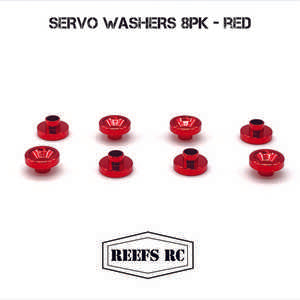 Servo Washers 8pk - Red