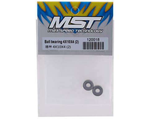 MST 4x10x4mm Ball Bearing (2) - MXS-120018