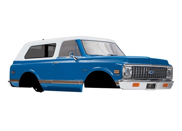 Traxxas Body Chevrolet Blazer 1972 Blue ( Complete with parts ) - TRA9111X