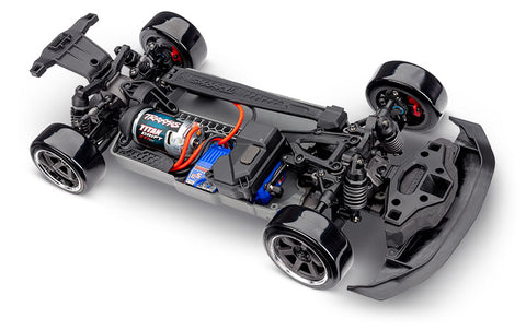 4-Tec® Drift Ford® Mustang®: 1/10 Scale RWD Drift Car with TQi™™ Radio System, Traxcas Link™ Wireless Module, & Traxxas Stability Management (TSM)®