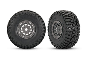 Traxxas 1.4" Gray Wheels w/ BFG Mud-Terrain Tires (2) - 10870-GRAY