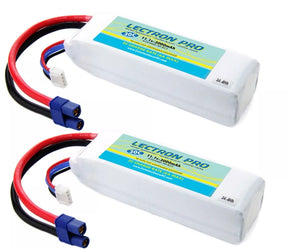 LECTRON PRO 11.1V 3000MAH 30C LIPO BATTERY WITH EC3 CONNECTOR FOR E-FLITE & PARKZONE PLANES
