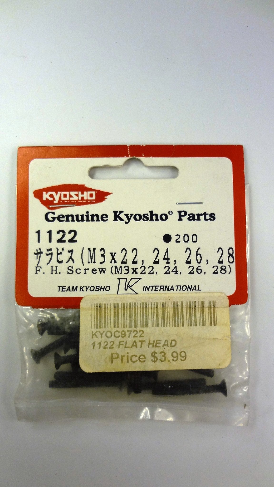 F.H. SCREW (M3x22, 24, 26, 28)